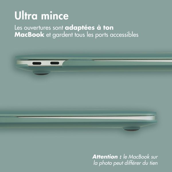 imoshion Coque Laptop MacBook Pro 14 pouces (2021) / Pro 14 pouces (2023) M3 chip - A2442 / A2779 / A2918 - Vert foncé