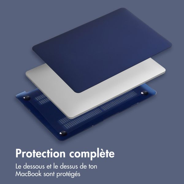 imoshion Coque Laptop MacBook Pro 14 pouces (2021) / Pro 14 pouces (2023) M3 chip - A2442 / A2779 / A2918 - bleu foncé