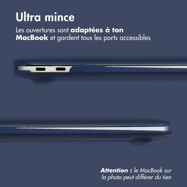 imoshion Coque Laptop MacBook Pro 14 pouces (2021) / Pro 14 pouces (2023) M3 chip - A2442 / A2779 / A2918 - bleu foncé