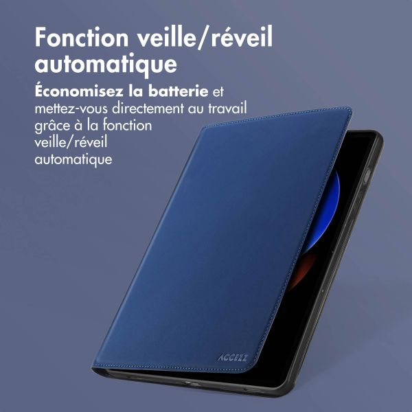 Accezz Housse Classic Tablet Stand Xiaomi Pad 6S Pro 12.4 - Bleu foncé