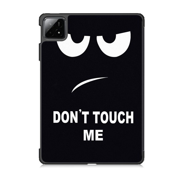 iMoshion Coque tablette Design Trifold Xiaomi Pad 6S Pro 12.4 - Don't touch