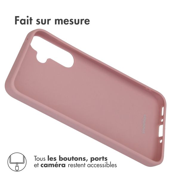 iMoshion Coque Couleur Samsung Galaxy A35 - Dusty Pink