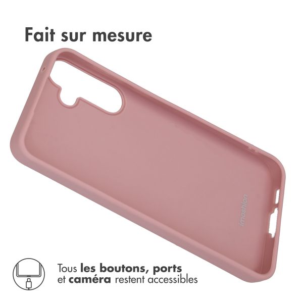 iMoshion Coque Couleur Samsung Galaxy A55 - Dusty Pink