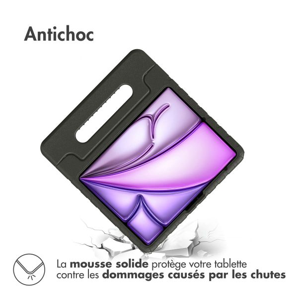 imoshion Coque kidsproof avec poignée iPad Air 13 pouces (2024) M2 - Noir