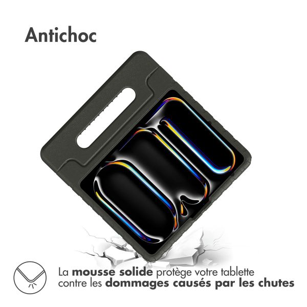 imoshion Coque kidsproof avec poignée iPad Pro 13 (2024) M4 - Noir