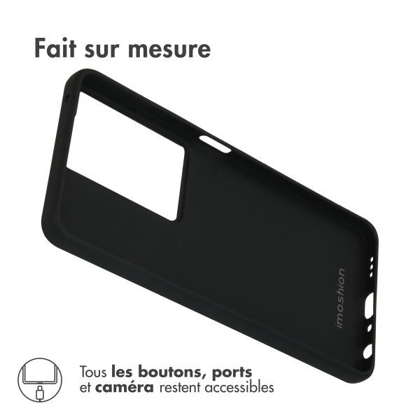 iMoshion Coque Couleur OnePlus Nord N30 SE - Noir