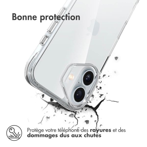 imoshion Coque Rugged Air iPhone 16 - Transparent