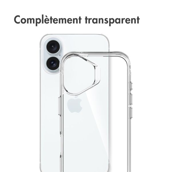 imoshion Coque Rugged Air iPhone 16 - Transparent