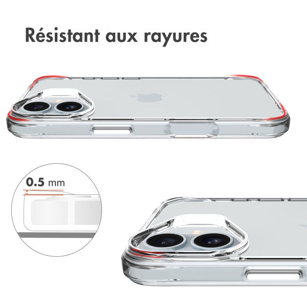 imoshion Coque Rugged Air iPhone 16 Plus - Transparent