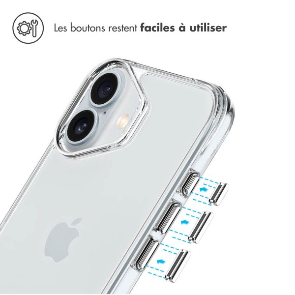 imoshion Coque Rugged Air iPhone 16 Plus - Transparent