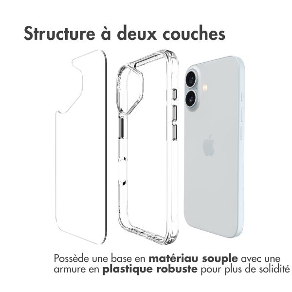 imoshion Coque Rugged Air iPhone 16 Plus - Transparent