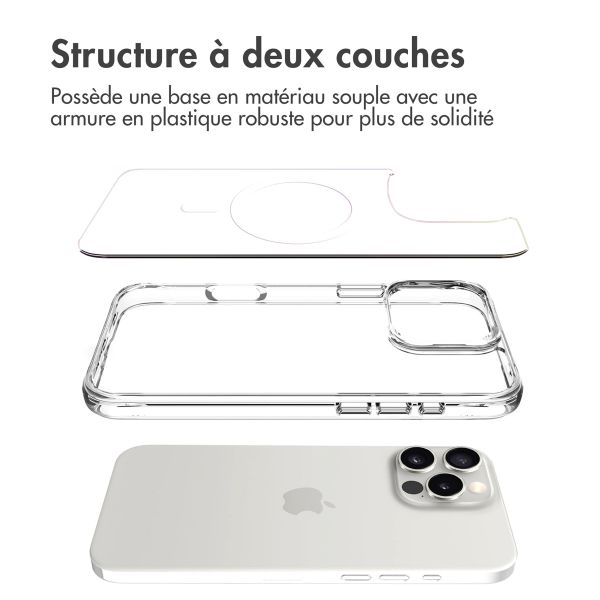 imoshion Coque Rugged Air MagSafe iPhone 16 Pro - Transparent