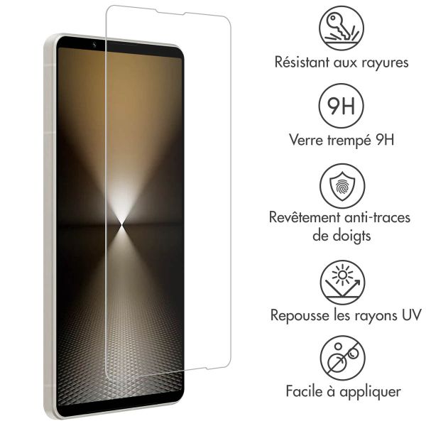 Accezz Protection d'écran en verre trempé Sony Xperia 1 VI