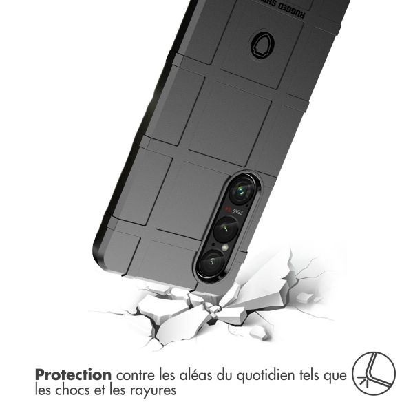 iMoshion Coque Arrière Rugged Shield Sony Xperia 1 VI - Noir
