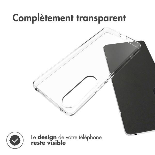 Accezz Coque Clear Sony Xperia 1 VI - Transparent