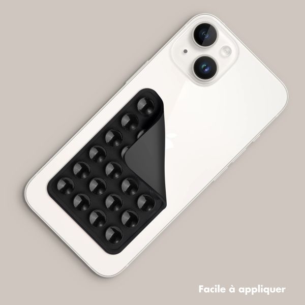 Selencia Pack de 2 Supports de téléphone à ventouse - Noir