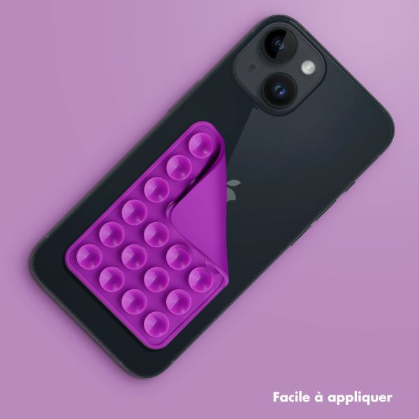 Selencia Pack de 2 Supports de téléphone à ventouse - Violet