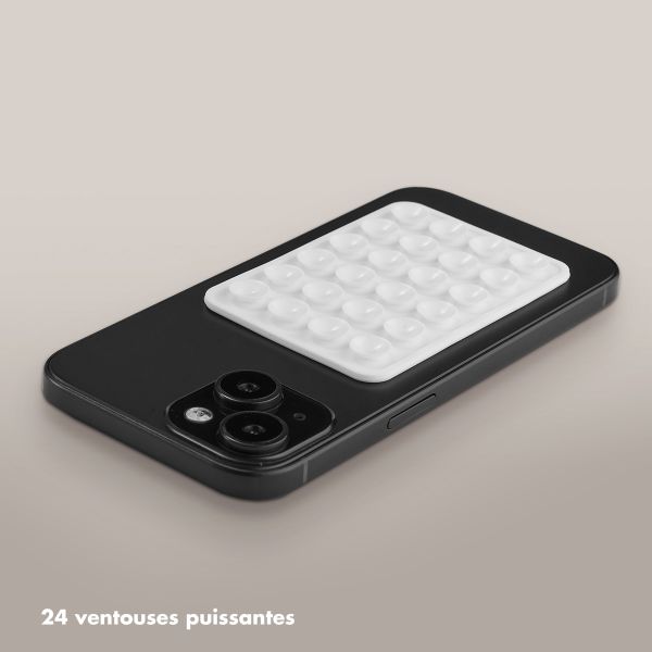 Selencia Pack de 2 Supports de téléphone à ventouse - Blanc