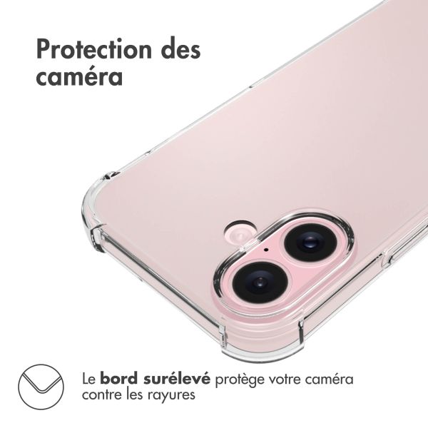 imoshion Coque antichoc iPhone 16 - Transparent