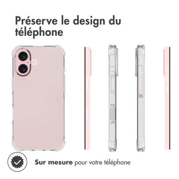 imoshion Coque antichoc iPhone 16 - Transparent