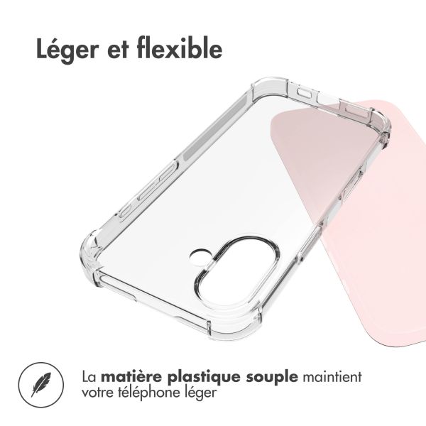 imoshion Coque antichoc iPhone 16 - Transparent