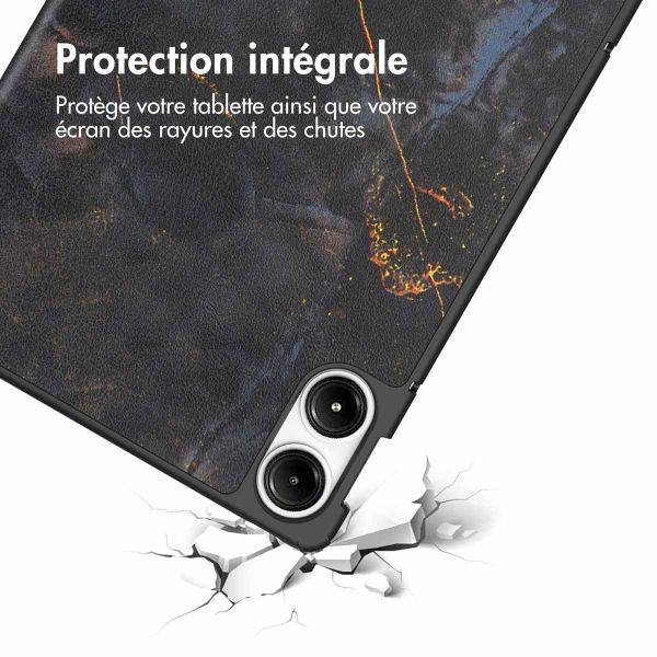 imoshion Coque tablette Design Trifold Xiaomi Redmi Pad Pro / POCO Pad - Black Marble