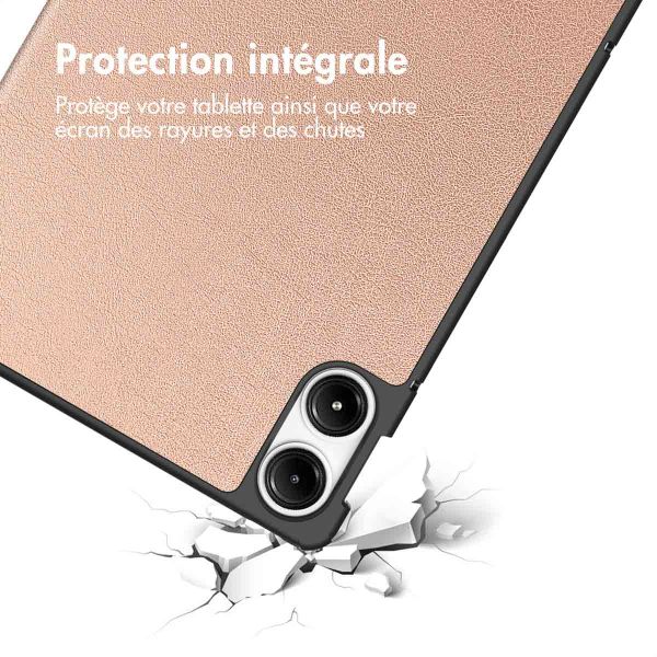 imoshion Coque tablette Trifold  Xiaomi Redmi Pad Pro / POCO Pad - Rose Dorée