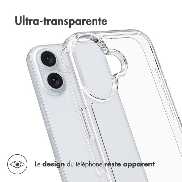 Accezz Coque Xtreme Impact iPhone 16 - Transparent