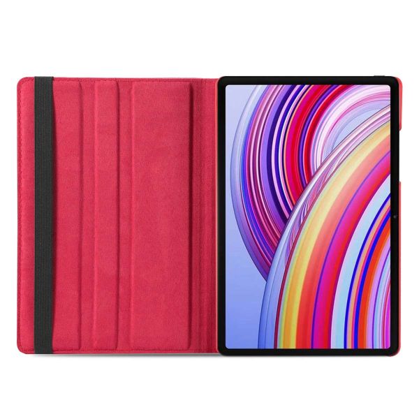 iMoshion Coque tablette rotatif à 360° Xiaomi Redmi Pad Pro - Rouge