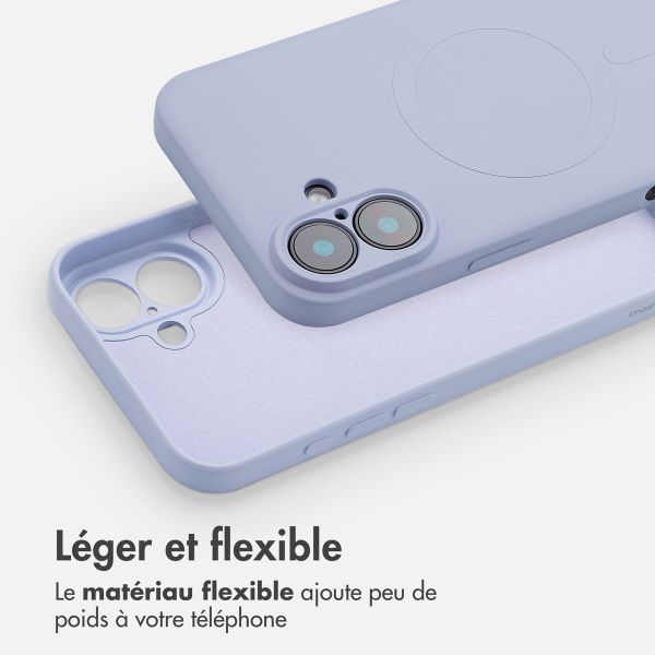 imoshion Coque Couleur avec MagSafe iPhone 16 - Lilas