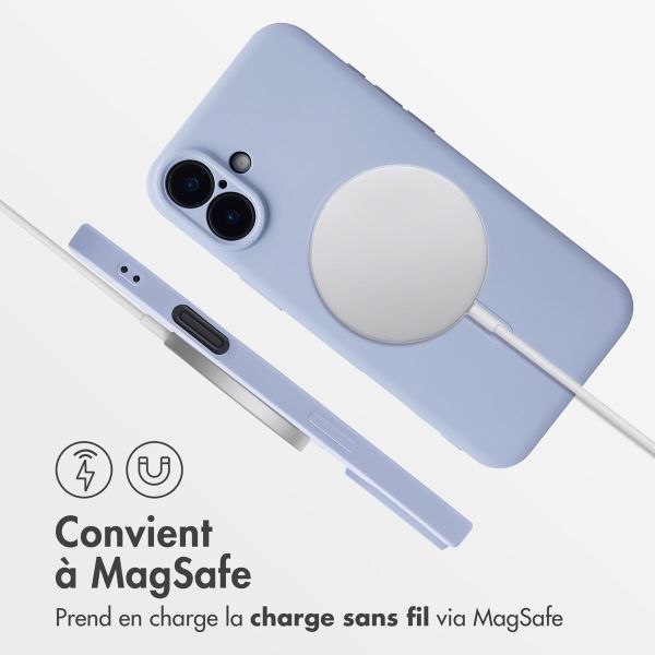 imoshion Coque Couleur avec MagSafe iPhone 16 Plus - Lilas