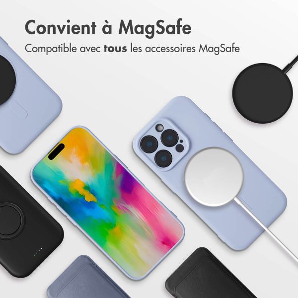 imoshion Coque Couleur avec MagSafe iPhone 16 Pro Max - Lilas