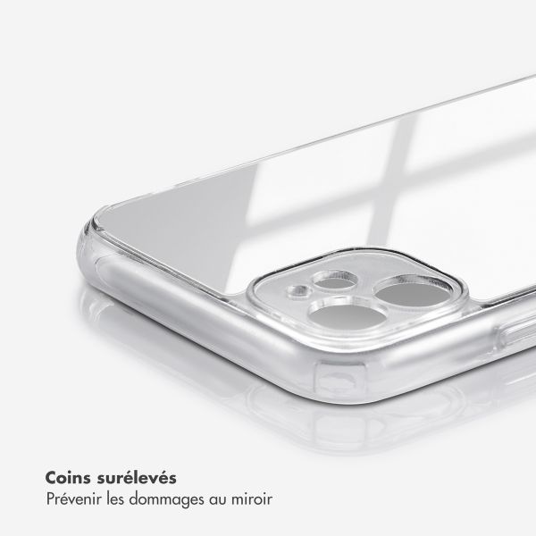 Selencia Coque Mirror iPhone 11 - Coque avec miroir - Argent