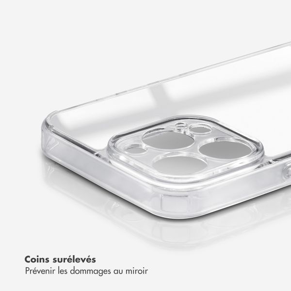 Selencia Coque Mirror iPhone 13 Pro - Coque avec miroir - Argent