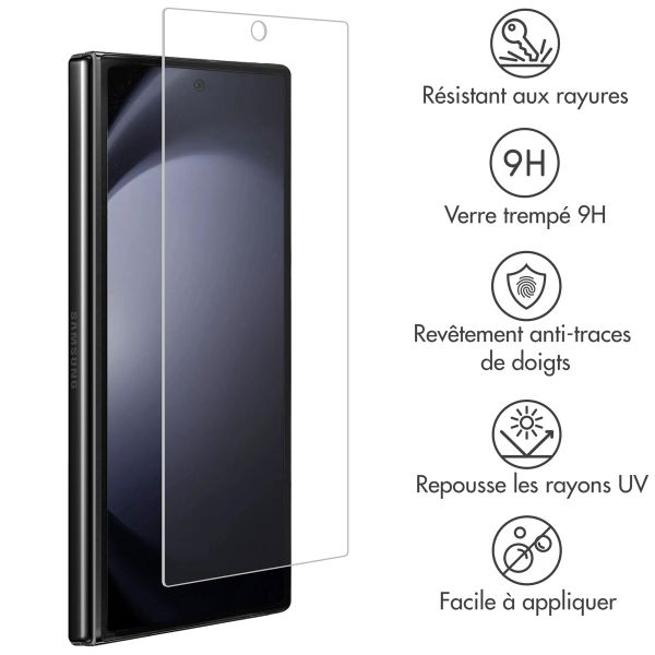 Accezz Protection d'écran en verre trempé Privacy Samsung Galaxy Z Fold 6