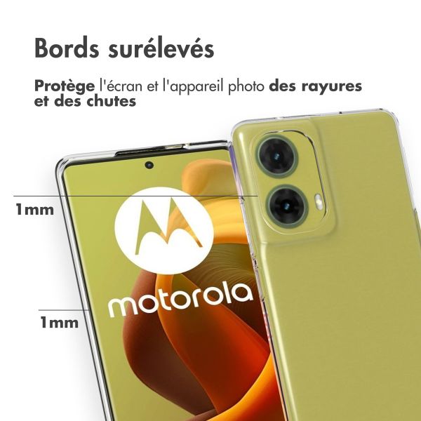 Accezz Coque Clear Motorola Moto G85 - Transparent