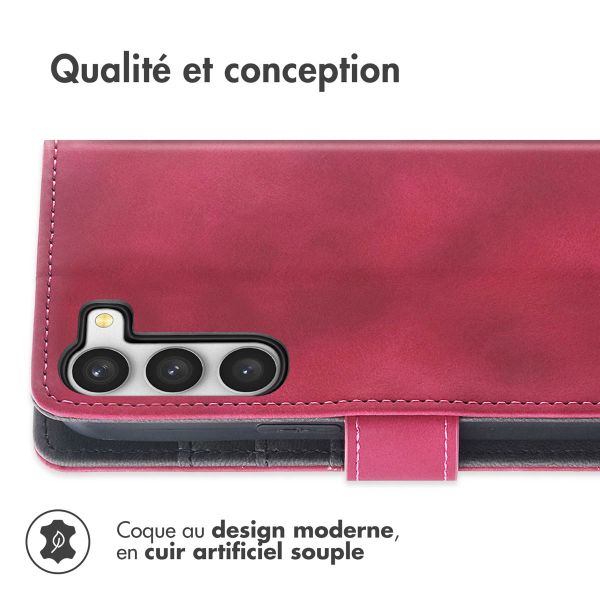 imoshion Etui de téléphone portefeuille avec cordon Samsung Galaxy S23 - Rouge