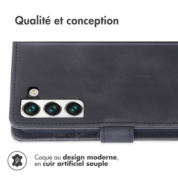 imoshion Etui de téléphone portefeuille avec cordon Samsung Galaxy S22 - Noir