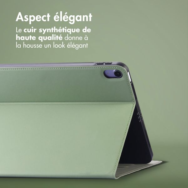 Accezz Housse Classic Tablet Stand iPad 10 (2022) 10.9 pouces - Vert