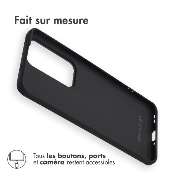 imoshion Coque Couleur pour Oppo Reno 12 - Noir