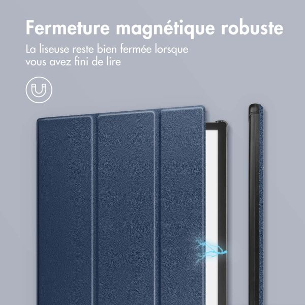 imoshion Trifold Hard Sleepcover Pocketbook InkPad X Pro - Bleu foncé