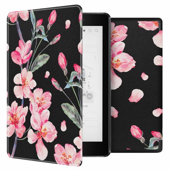 imoshion Design Slim Hard Case Sleepcover Kobo Aura One - Blossom