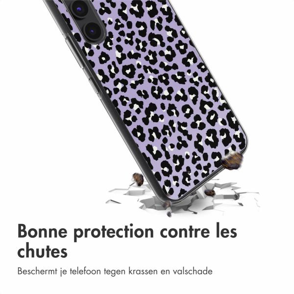 imoshion Coque Design Samsung Galaxy A54 (5G) - Leopard Lilac