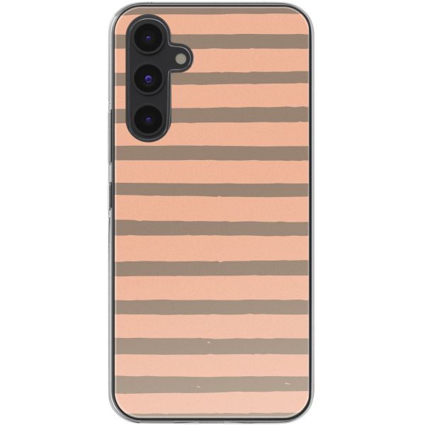 imoshion Coque Design Samsung Galaxy A54 (5G) - Striped Peach Reverse