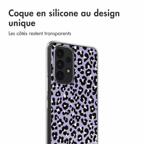 imoshion Coque Design Samsung Galaxy A53 - Leopard Lilac