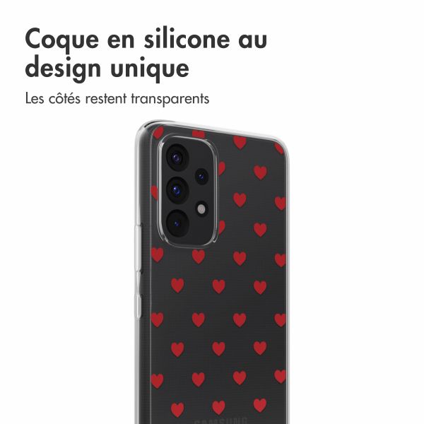 imoshion Coque Design Samsung Galaxy A53 - Red Hearts