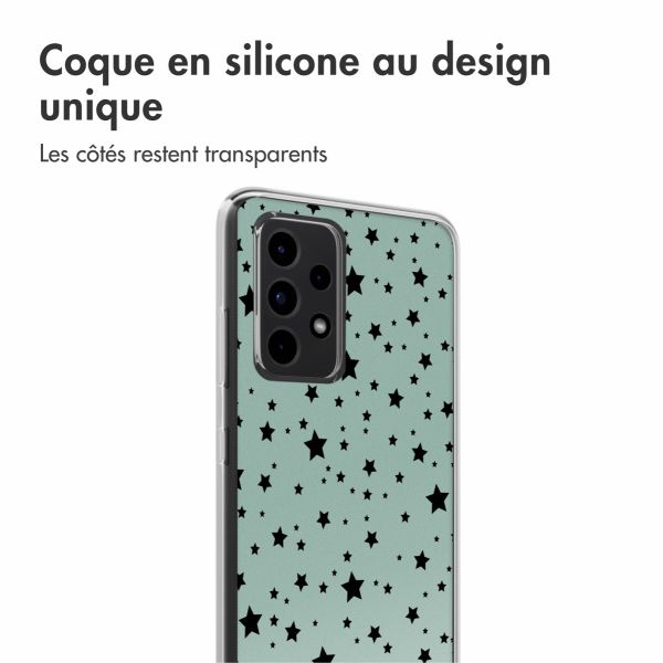 imoshion Coque Design Samsung Galaxy  A52(s) (5G/4G) - Stars Mint