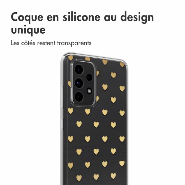 imoshion Coque Design Samsung Galaxy A52(s) (5G/4G)  - Golden Hearts