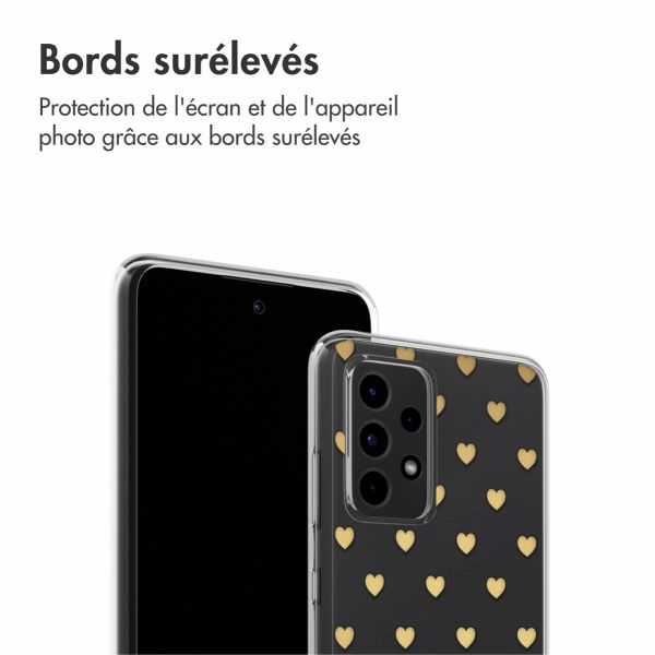 imoshion Coque Design Samsung Galaxy A52(s) (5G/4G)  - Golden Hearts