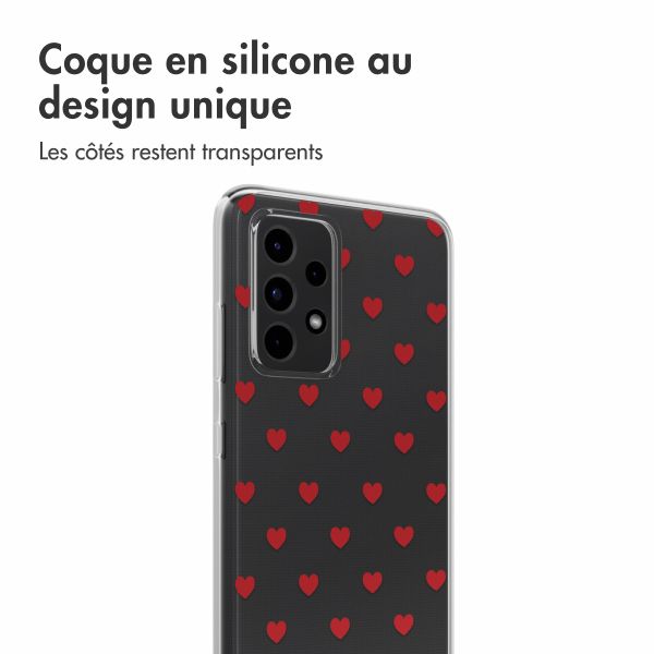 imoshion Coque Design Samsung Galaxy A52(s) (5G/4G) - Red Hearts